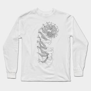 Fiddlehead Fern Illustration Long Sleeve T-Shirt